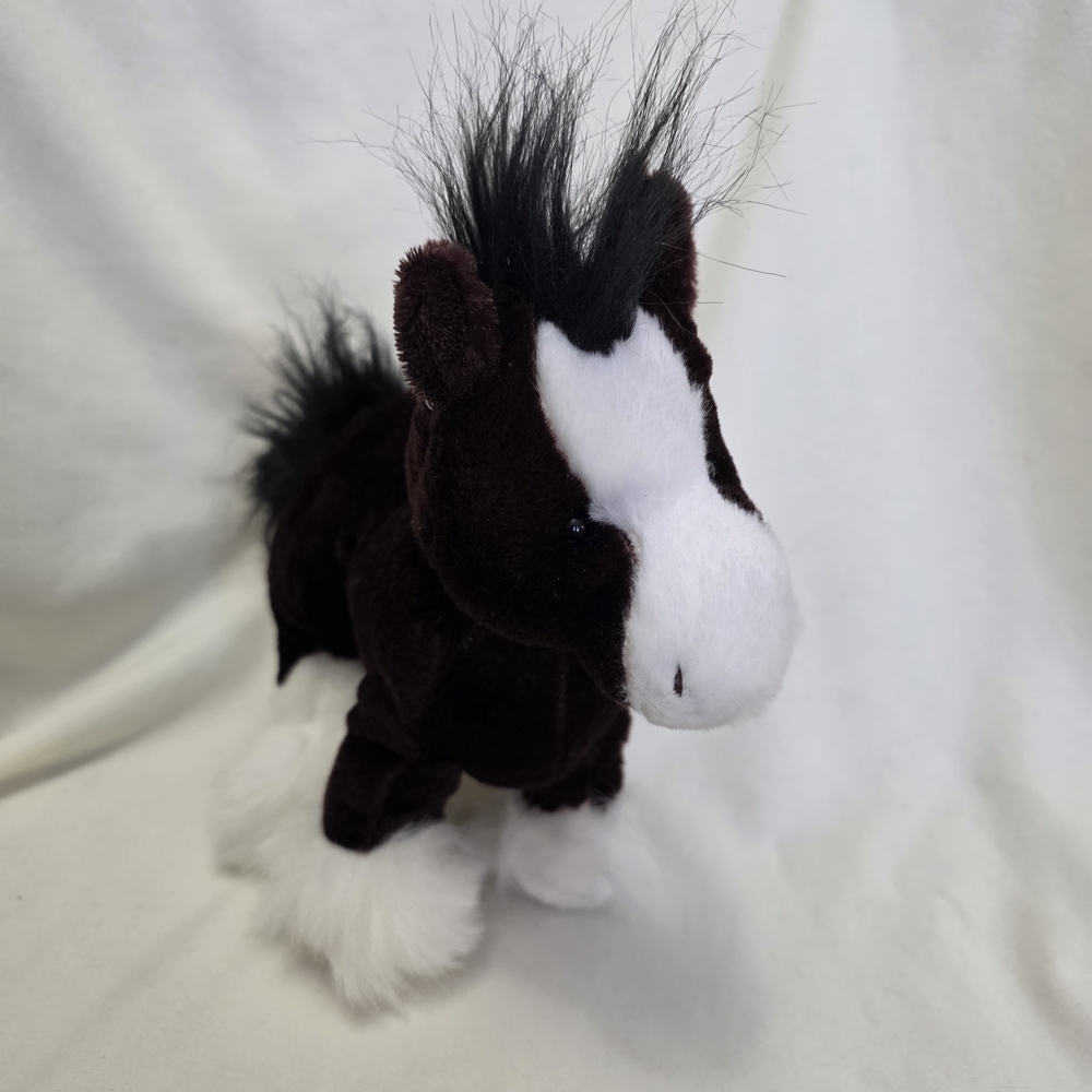 Webkinz Clydesdale Horse Plush - Ganz HM139 - No Code - Retired Collectible